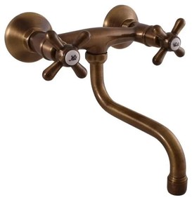 RAV Slezák MK101.5/21SM - Miscelatore per lavello/lavabo MORAVA RETRO ottone antico