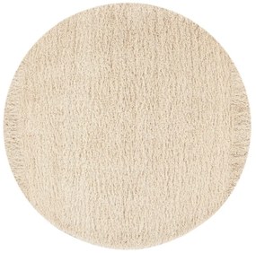 Tappeto Sheen crema, Ø200 cm