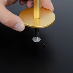 Apparecchio a sospensione dimmerabile LED crema con paralume in metallo ø 31 cm Asteria Plus Mini - UMAGE
