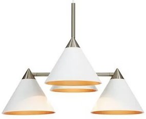Markslöjd 108077 - Lampadario su filo KLINT 4xE14/40W/230V bianco