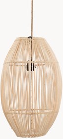 Lampada a sospensione in rattan tessuto a mano Zuri