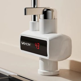 Scaldabagno istantaneo con LED display 3000W/230V IPX4 bianco