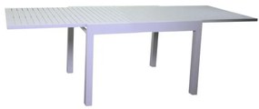 Tavolo in alluminio Sullivan allungabile bianco