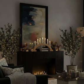 Brilagi - Candelabro natalizio a LED 7xLED/2xAA 28x45 cm