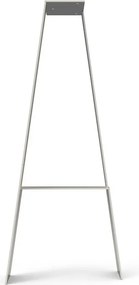 Gamba per mobili STEELMI TRES in acciaio cromo satinato L 3.8 x P 15 x H 71 cm