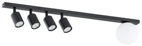 Lampadario da Soffitto BASTER 5 Black GU10 e E14