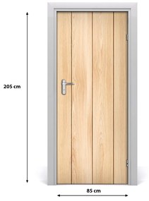 Poster adesivo per porta Sfondo di legno 85x205 cm