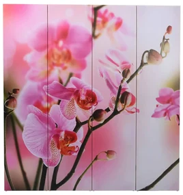 Paravento pieghevole 160x170cm con stampa fiore