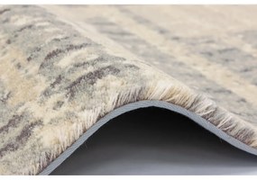Tappeto in lana beige 170x240 cm Frotage beige - Agnella