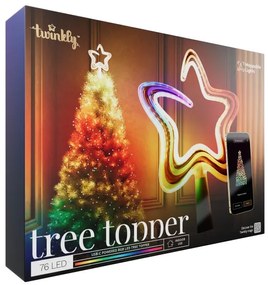 Twinkly TWTT030SPP-GUSB - Stella di Natale dimmerabile RGB a LED 76xLED USB Wi-Fi