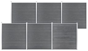 Pannello Di Recinzione İn Wpc 1045x186 Cm Grigio /