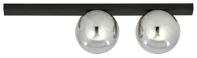 Plafoniera FIT 2xE14/10W/230V nero/grigio