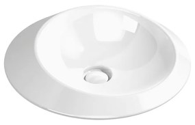 Ceramica Flaminia Spire Lavabo tondo cm 48 da appoggio senza troppopieno in ceramica bianco