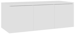 Mobile Porta TV Bianco 80x34x30 cm in Legno Multistrato