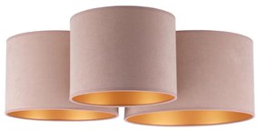 Duolla - Plafoniera ROLLER TRIO 3xE27/60W/230V marrone