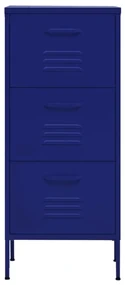 Armadietto blu marino 42,5x35x101,5 cm in acciaio
