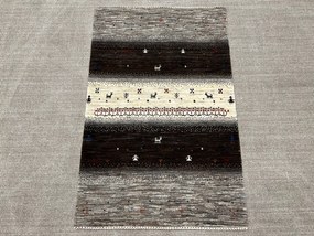 Loribaft Tappeto 90 x 130 Beige (Iran) Annodato A Mano