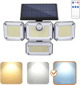 Proiettore solare LED con sensore GLOW LED/2,5W/3,7V 6500K IP44 2400 mAh