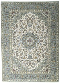 Kashan Tappeto 350 x 250 Beige (Iran) Annodato A Mano