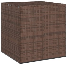 Contenitore Da Giardino İn Rattan Pe 100x97,5x104 Cm Marrone /