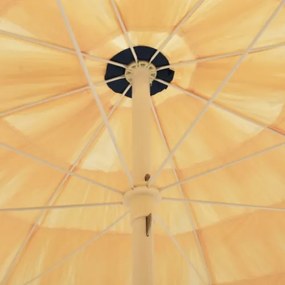 Ombrellone da Spiaggia 240 cm in Stile Hawaiano