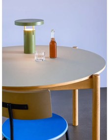 Tavolo da pranzo rotondo in rovere ø 115 cm Oblique - Hübsch