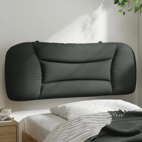Cuscino Testiera Grigio Scuro 100 Cm İn Tessuto /