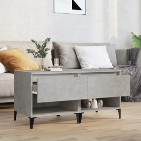 Tavolini 2pz grigio cemento 50x46x50 cm in legno multistrato