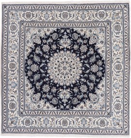 Nain Tappeto 200 x 200 (Iran) Annodato A Mano
