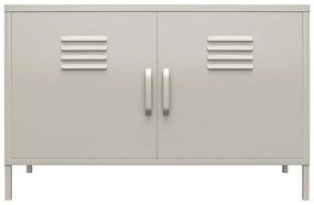 Mobiletto color crema in metallo 100x64 cm Bradford - Støraa