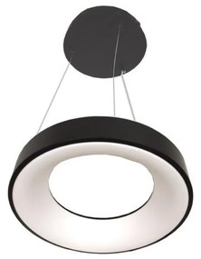 Lampadario LED a cavo DRAX LED/32W/230V 4000K diam. 38 cm nero