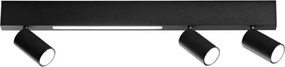 Binario LED Oriented nero L70 cm 3xGU10 400 lumen CCT da bianco caldo a bianco neutro