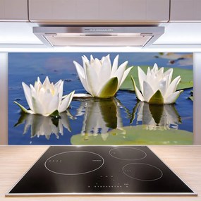 Pannello cucina paraschizzi I fiori della pianta 100x50 cm
