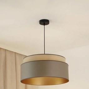 Brilagi - Lampadario a cavo OREGON VEGE 1xE27/15W/230V Ø 45 cm grigio