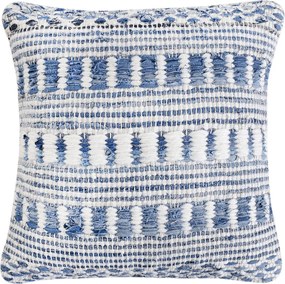 FRIDA - cuscino in lana avorio con decoro 45 x 45