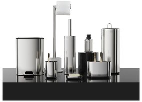 Pattumiera in plastica argentata 5 l Luxe - Joseph Joseph