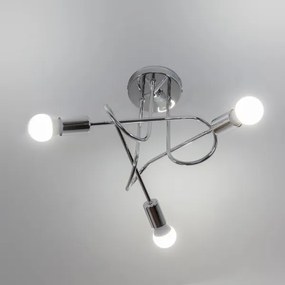 Plafoniera OXFORD 3xE27/15W/230V cromo lucido
