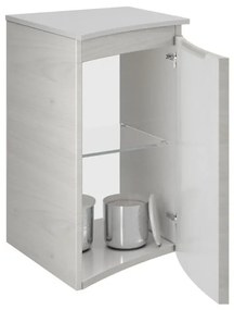 Armadietto bagno a terra Armonia 1 anta P 46 x L 35 x H 45 cm rovere nordico