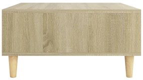 Tavolino da Salotto Rovere Sonoma 60x60x30 cm Legno Multistrato