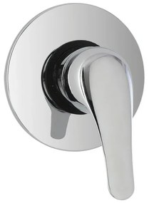 Miscelatore doccia in ottone cromato con corpo incasso incluso Kant