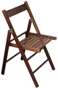 sedia da giardino pieghevole in legno salvaspazio