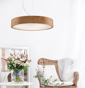 Brilagi - Lampadario LED Carvalho 3xE27/60W/230V, quercia Ø 47,5 cm