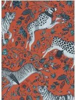 Clarke & Clarke Carta da parati Protea - Coral