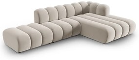 Divano angolare beige ad angolo destro Lupine - Micadoni Home