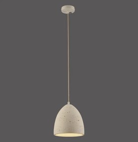 Schöner Wohnen 12540-42 - Lampada a sospensione su cavo TRAVENTA 1xE27/40W/230V Ø 21 cm cemento