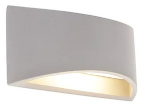 Applique da parete industriale in calcestruzzo grigio - Creil