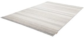 Tappeto in lana grigio chiaro 200x300 cm Panama - Agnella