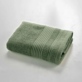 Asciugamano in spugna di cotone kaki 50x90 cm Tendresse - douceur d'intérieur