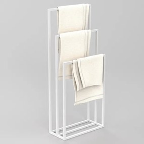 Porta asciugamani 105x45 cm bianco