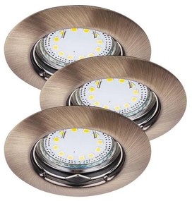 Rabalux 1048 - SET 3xLED Lampada da incasso LITE 3xGU10-LED/3W/230V